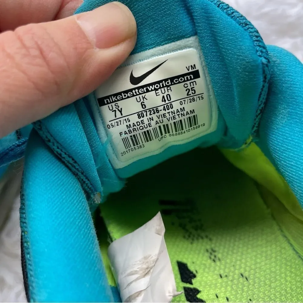 NIKE AIR MAX 2016 blue sneaker shoes‎ size 7 Youth 807236-400